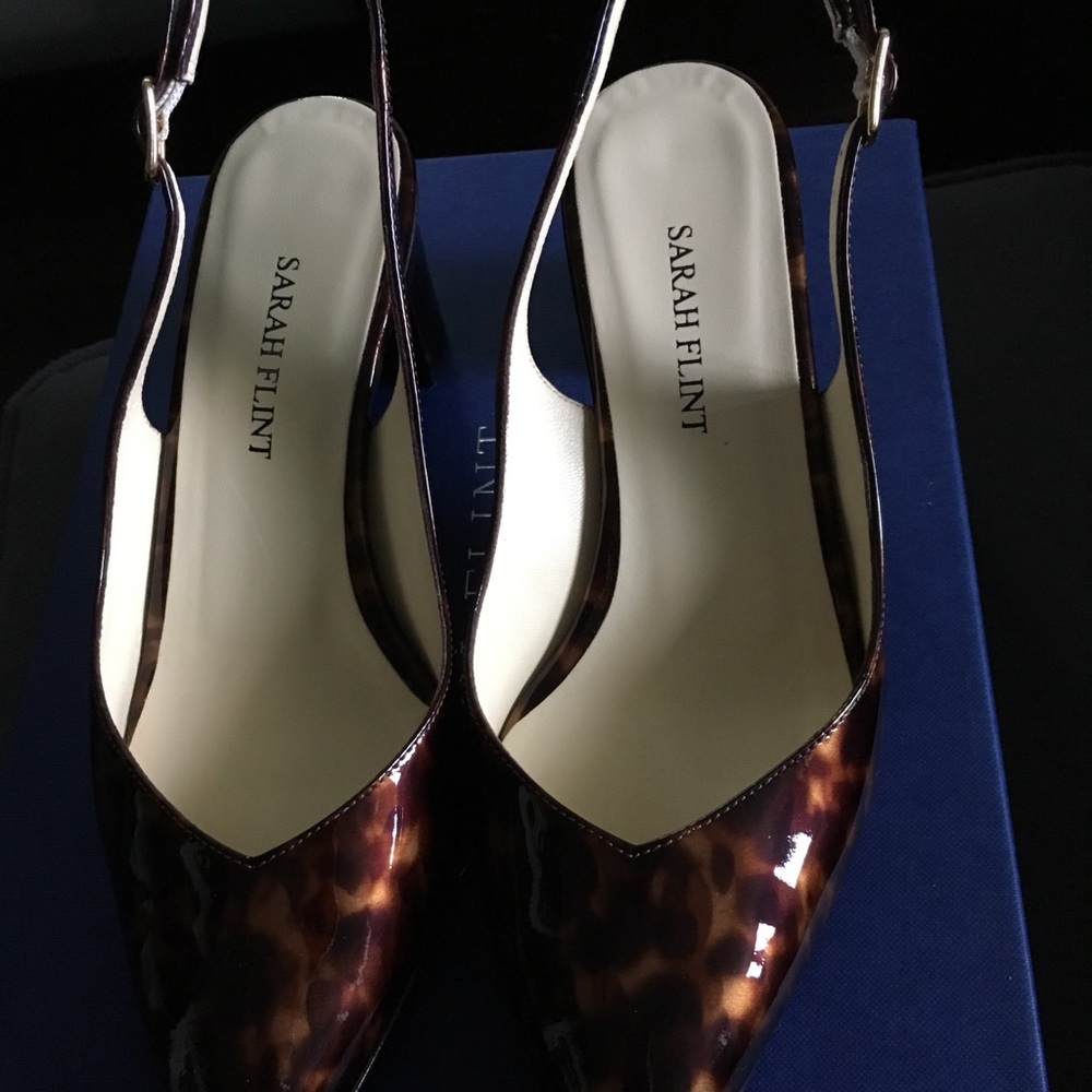 Sarah Flint 35.5 sling back heels